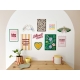 Décorations murales colorées et design, collection Oasis