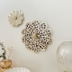 Décoration murale fleur motif léopard, décoration d'intérieur audacieuse