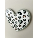 Décoration murale coeur motif léopard, décoration maison originale