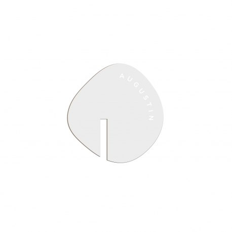 Marque-places personnalisé mariage minimaliste, marque-verres blancs