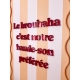 Décoration murale originale et colorée, affiche citation famille