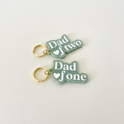 Porte-clé Dad of coloré