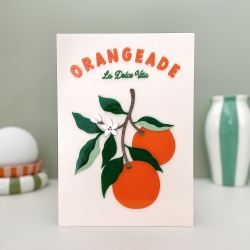 Affiche en plexiglas Orangeade