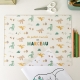 Sous-main en plexiglas personnalisé enfant Dinosaures