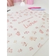 Sous-main en plexiglas personnalisé, motif floral Liberty