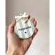 Boule de Noël personnalisée, suspension de Noël à rayures
