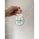 Décoration sapin de Noël, boule en plexiglas à personnaliser