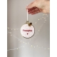 Boule de Noël personnalisée, boule de Noël léopard
