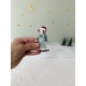 Mini monde de Noël en bois, Cyprien le chien