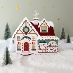 Décor de Noel féérique, L'atelier du Père Noël en bois
