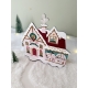 Village de Noël, l'atelier du Père Noel en bois