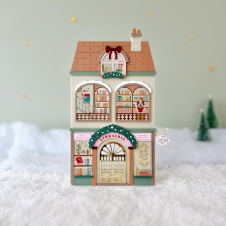 La fabuleuse librairie du Mini Monde de No&euml;l, village de No&euml;l