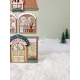 Maison miniature village de Noël, la librairie