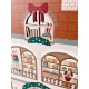 La librairie maison miniature, Mini monde de Noël en bois