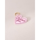 Cadeau Saint-Valentin, porte-clés grigri coeur