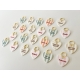 Porte-clef coeur plexiglas Lovely family, cadeau famille