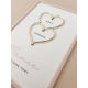 Affiche en plexiglas liens du coeur cadeau unique Mamie