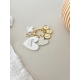 Porte-clé grigri coeur Mamie, cadeau utile et symbolique fête des grand-mères