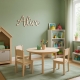 Enseigne prénom en bois à personnaliser, décoration chambre d'enfant