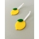 Arbre à décorer, suspension citron jaune thème été