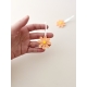 Suspension fleur printemps - Lot de 2 pour arbre à décorer