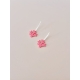 Suspension corail été - Lot de 2 pour arbre à décorer en bois