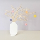 Arbre à décorer en bois, décoration d'intérieur évolutive, version printemps
