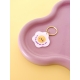 Porte-clés œuf au plat collection petit déjeuner