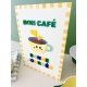 Illustration tasse de café sur affiche décoration murale cuisine