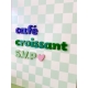 Affiche café croissant collection club p'tit dej