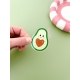 Aimant frigo avocat design cuisine