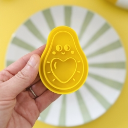 Emporte-pièce Avocat - Biscuit mignon