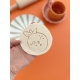 Emporte-pièce sablé orange petit déjeuner