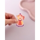 Magnet forme cafetière italienne, collection Club P'tit dèj