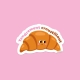 Sticker autocollant Croissant - Collection Club P'tit déj